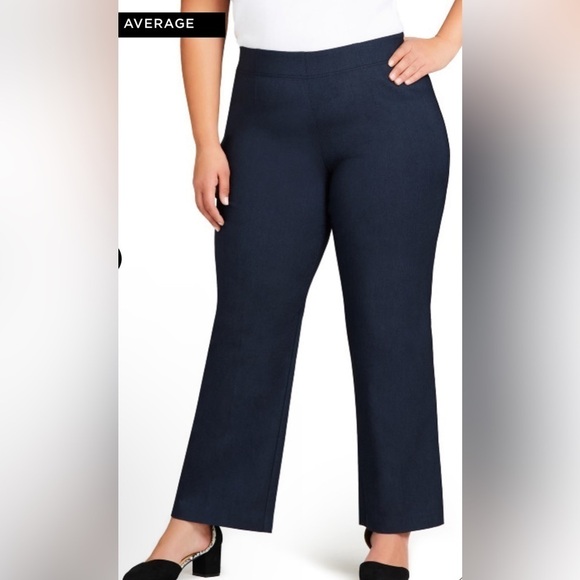 Avenue Super Stretch Boot Leg Pants 26 W - Picture 1 of 9